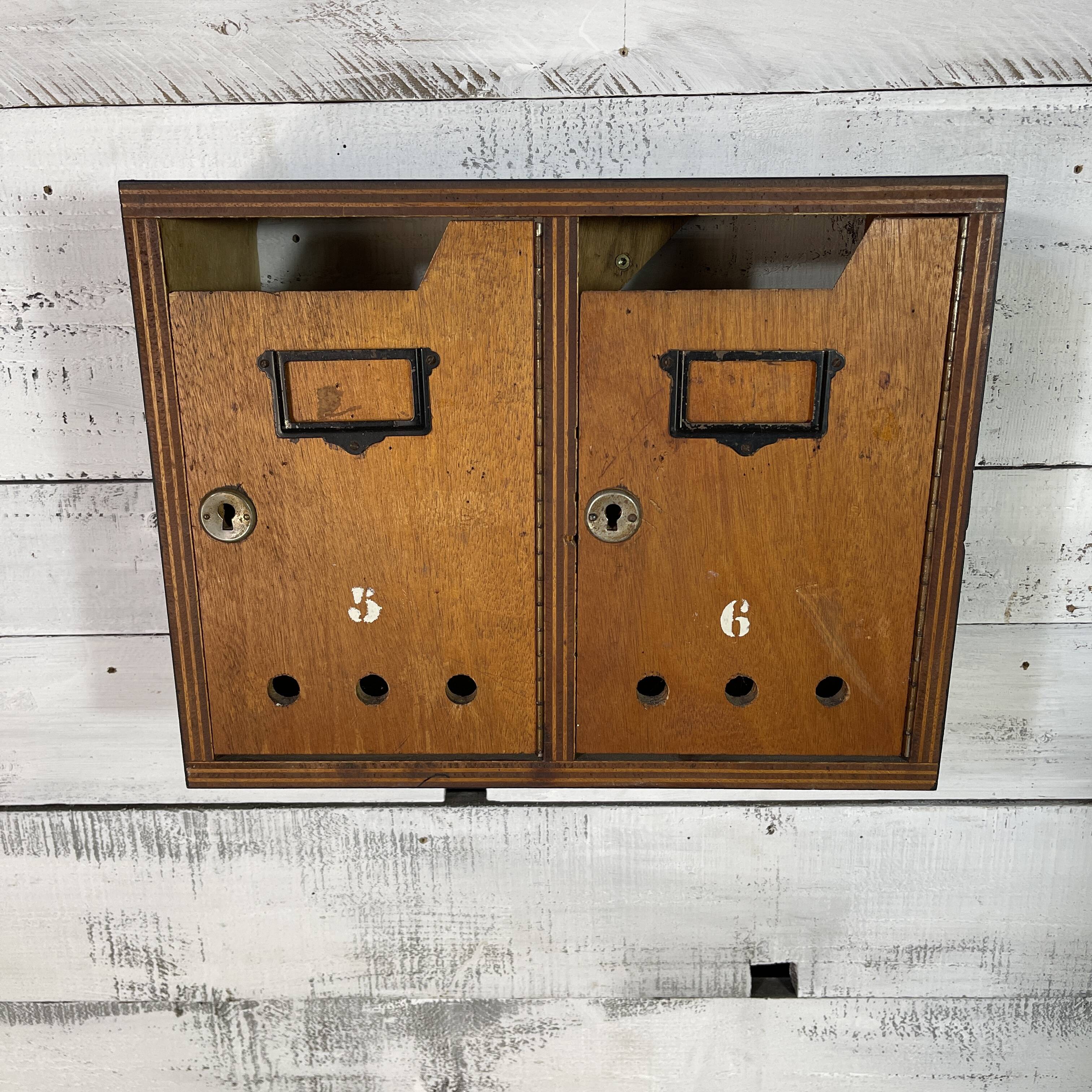 Block of 2 mailboxes from the 70s/80s