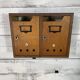 Block of 2 mailboxes from the 70s/80s