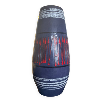 Vase vintage en céramique émaillée Germany