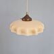 Art Deco suspension in yellow opaline with ouraline, 1920-30.