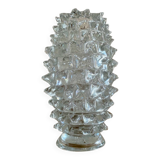 Large Rostrato vase in Murano glass by Ercole Barovier, Italy 1940.