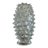 Large Rostrato vase in Murano glass by Ercole Barovier, Italy 1940.