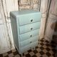 Chiffonnier vintage 1950-60 vert sauge