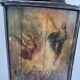 Half-moon corner cabinet decorated with a biblical scene, 19th century