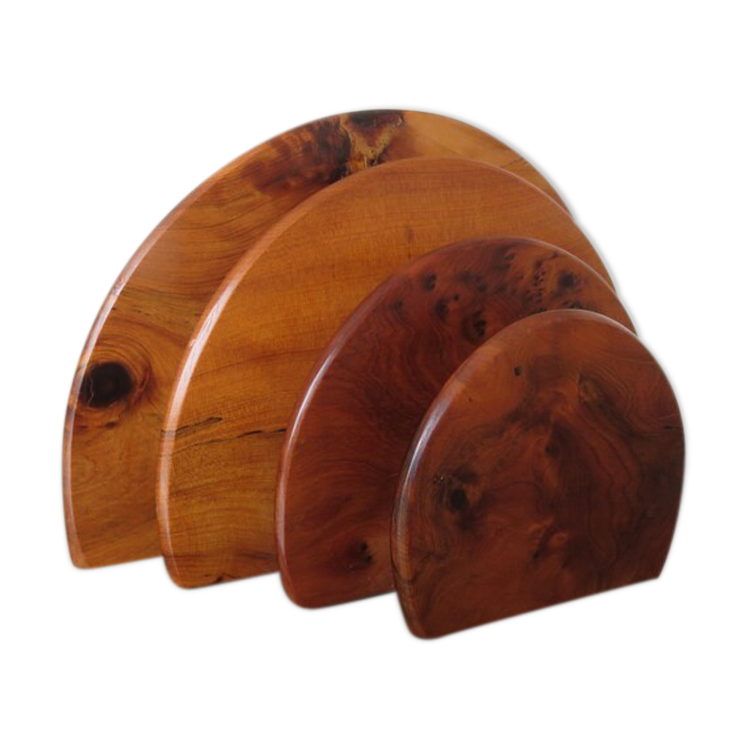 Elm magnifying glass letter holder Art Deco 30s 40s