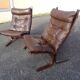 Paire de fauteuils Siesta design Scandinave Ingmar Relling Westnofa An 70