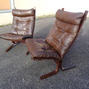 Pair of Siesta armchairs Scandinavian design Ingmar Relling Westnofa Year 70