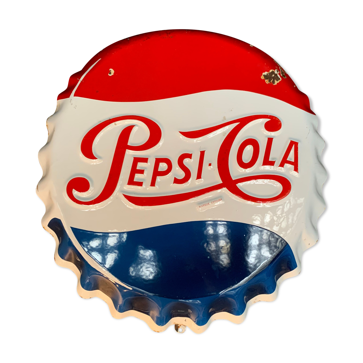 Pepsi Cola old enamel plate