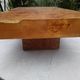 Roche Bobois elm magnifying glass coffee table