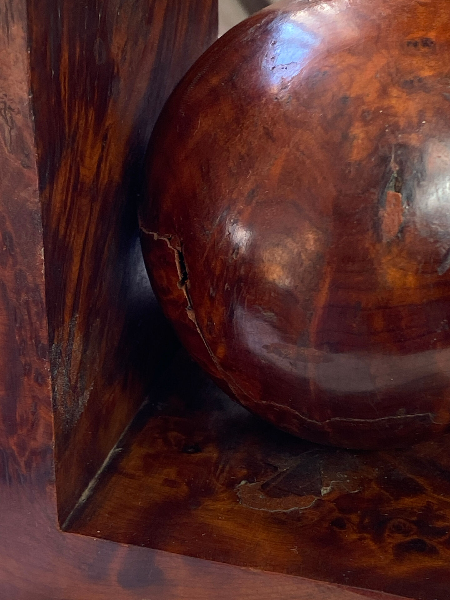 Pair of bookends, sphere, Art Deco