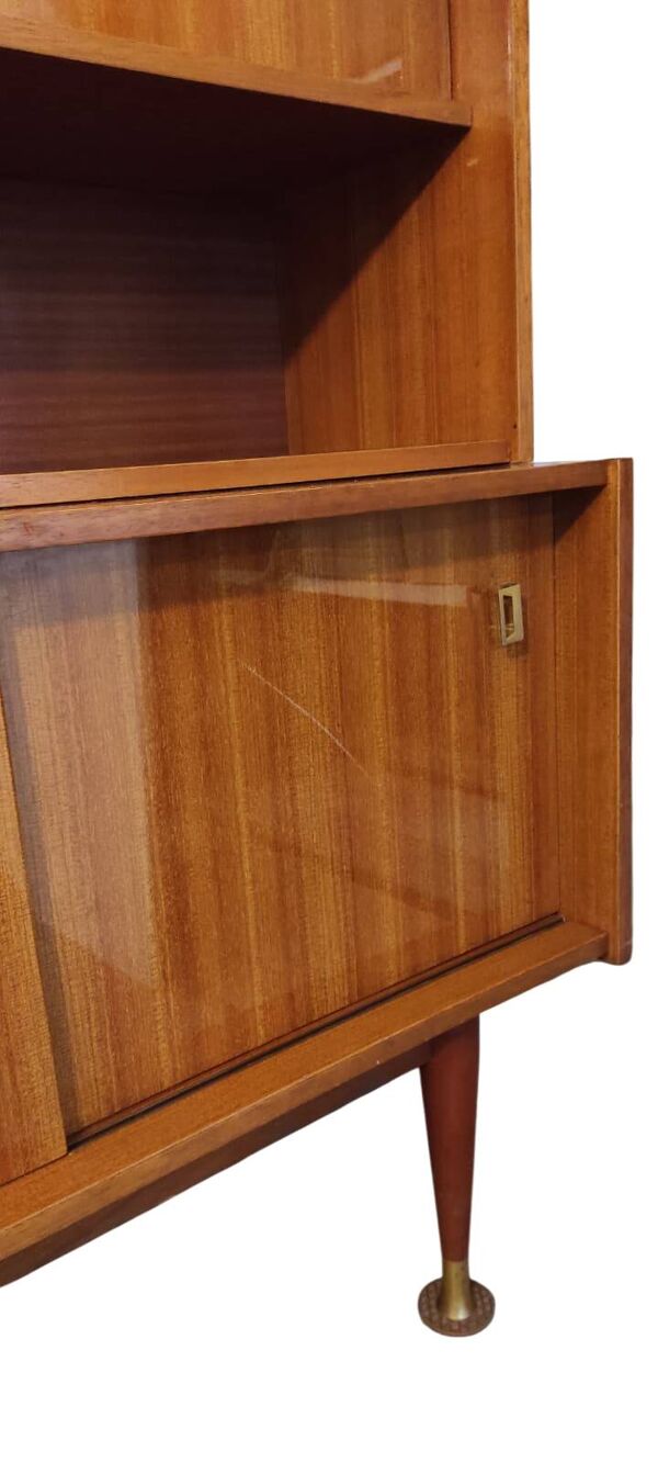 Enfilade haute vintage années 50-60 – buffet scandinave mid-century