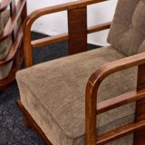 Lajos Kozma, important Art Deco  armchairs by Budapest Werkstatte, 1930s