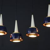 Very rare chandelier by Danish Voss Belysning  - Denmark 1950s