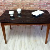 Renovated extendable table, designed by lejkowski - leśniewski, type 1326, poland 1970s
