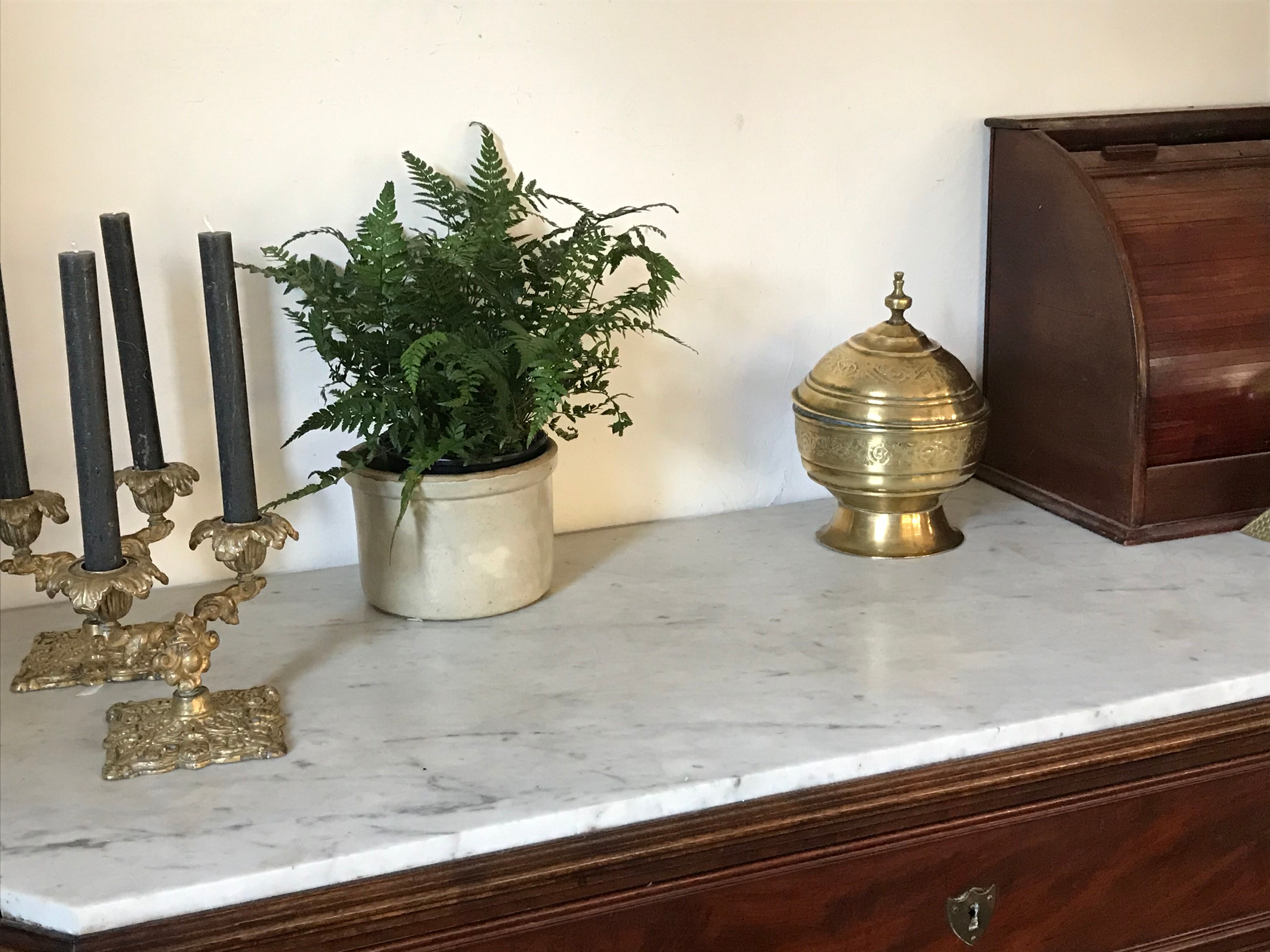 Vintage brass box