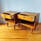 Pair of Vintage 1960s Scandinavian Bedside Tables