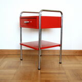 Red functionalist/Bauhaus side table