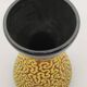 Ray Camart yellow and black ceramic vase