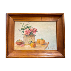 Tableau ancien, nature - circa
