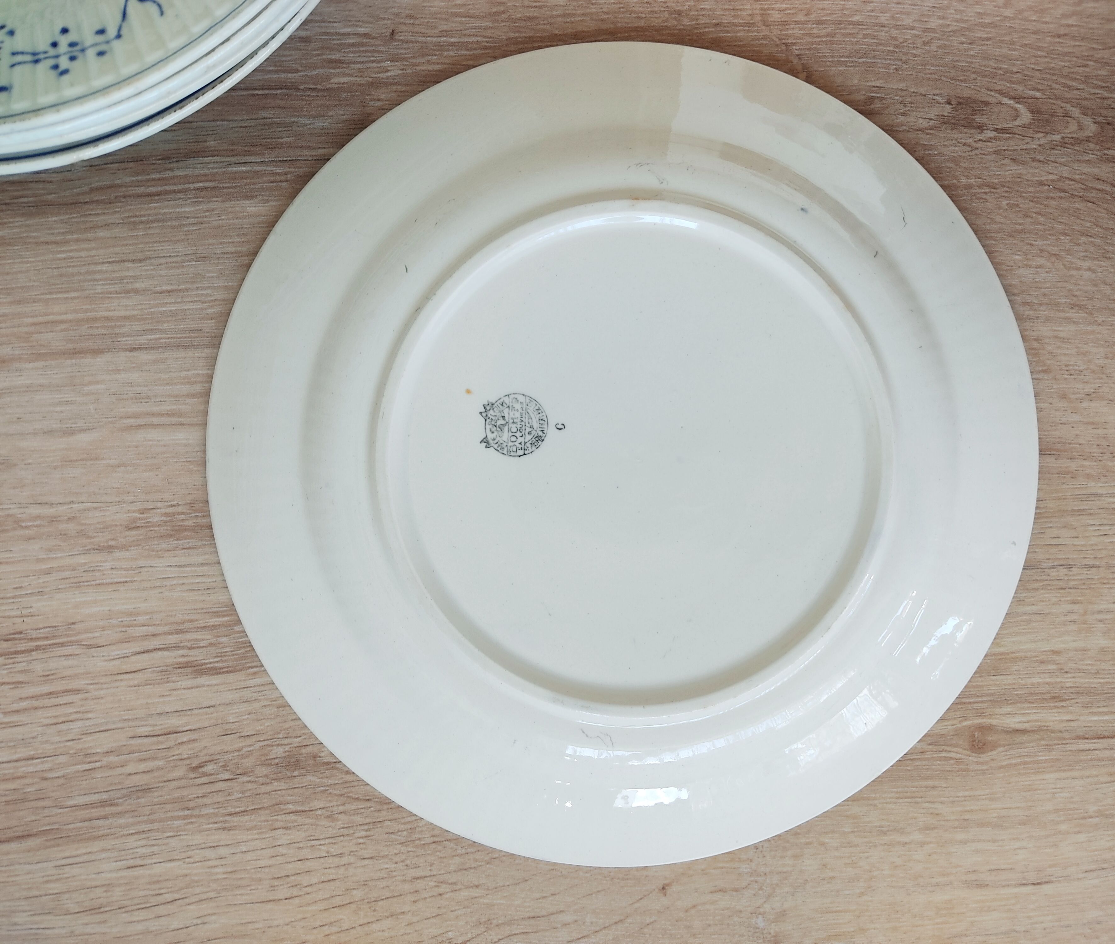 Set of 14 plates Copenhagen Boch brothers Keramis