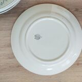 Set of 14 plates Copenhagen Boch brothers Keramis