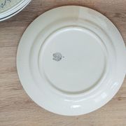 Ensemble de 14 assiettes Copenhague Boch frères Keramis