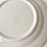 "Cherries" dessert service by Gien vintage, pie dish + 10 dessert plates, Faien ceramic