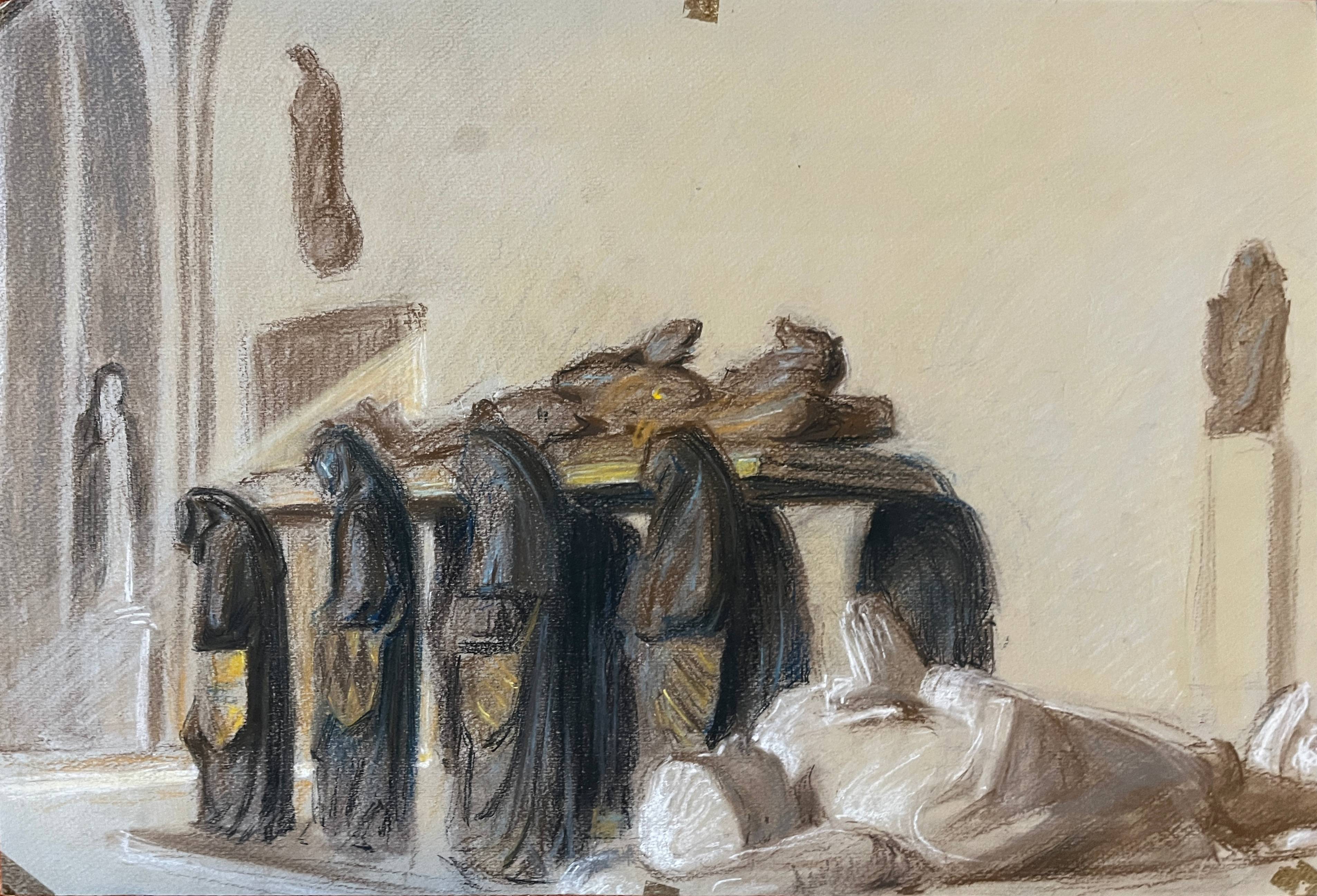 Paintings Lot 22 studies Edouard Pannetier (1884-1965) Architecture sculpture etc