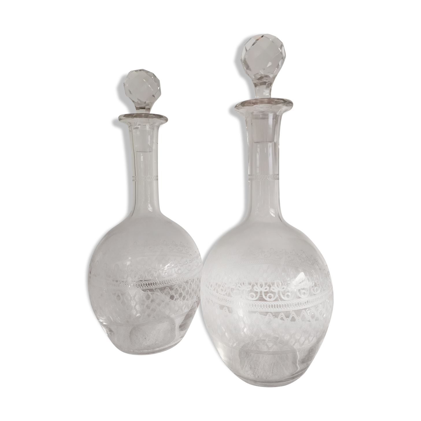 Crystal carafes