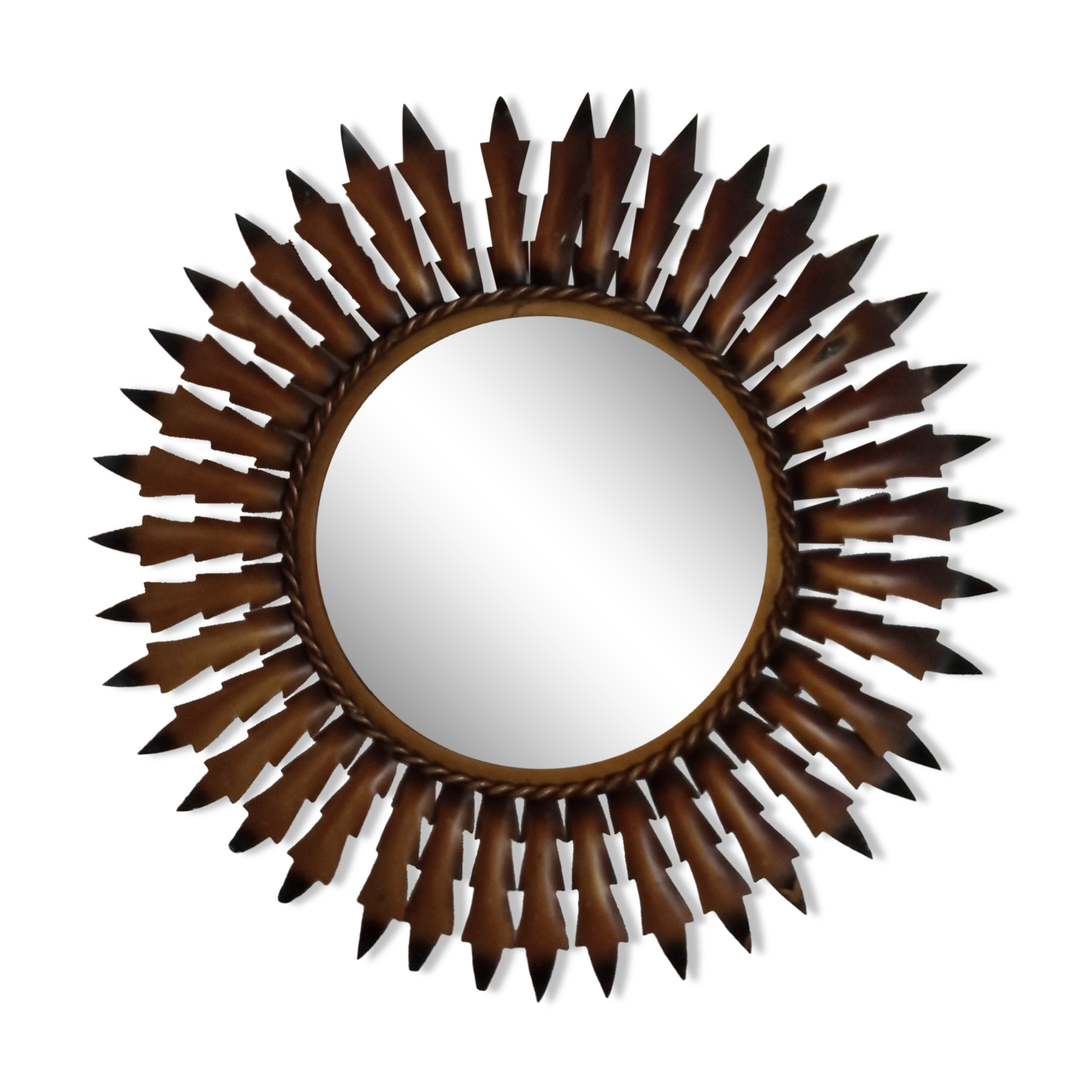 Metal sun mirror, 44 cm
