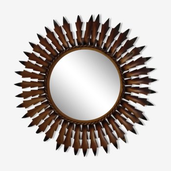 Miroir soleil métal, 44 cm