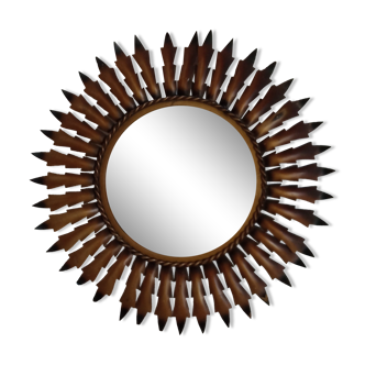 Metal sun mirror, 44 cm