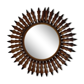 Miroir soleil métal, 44 cm