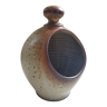 Artisanal stoneware salt pot