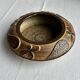Modernist raw stoneware coupe by Haico Nitzsche for Søholm, Denmark.