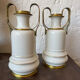 Old Paris porcelain vases from the 19th century