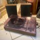 Pathe Marconi disc turner with its speakers