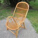 Rattan armchair 60s