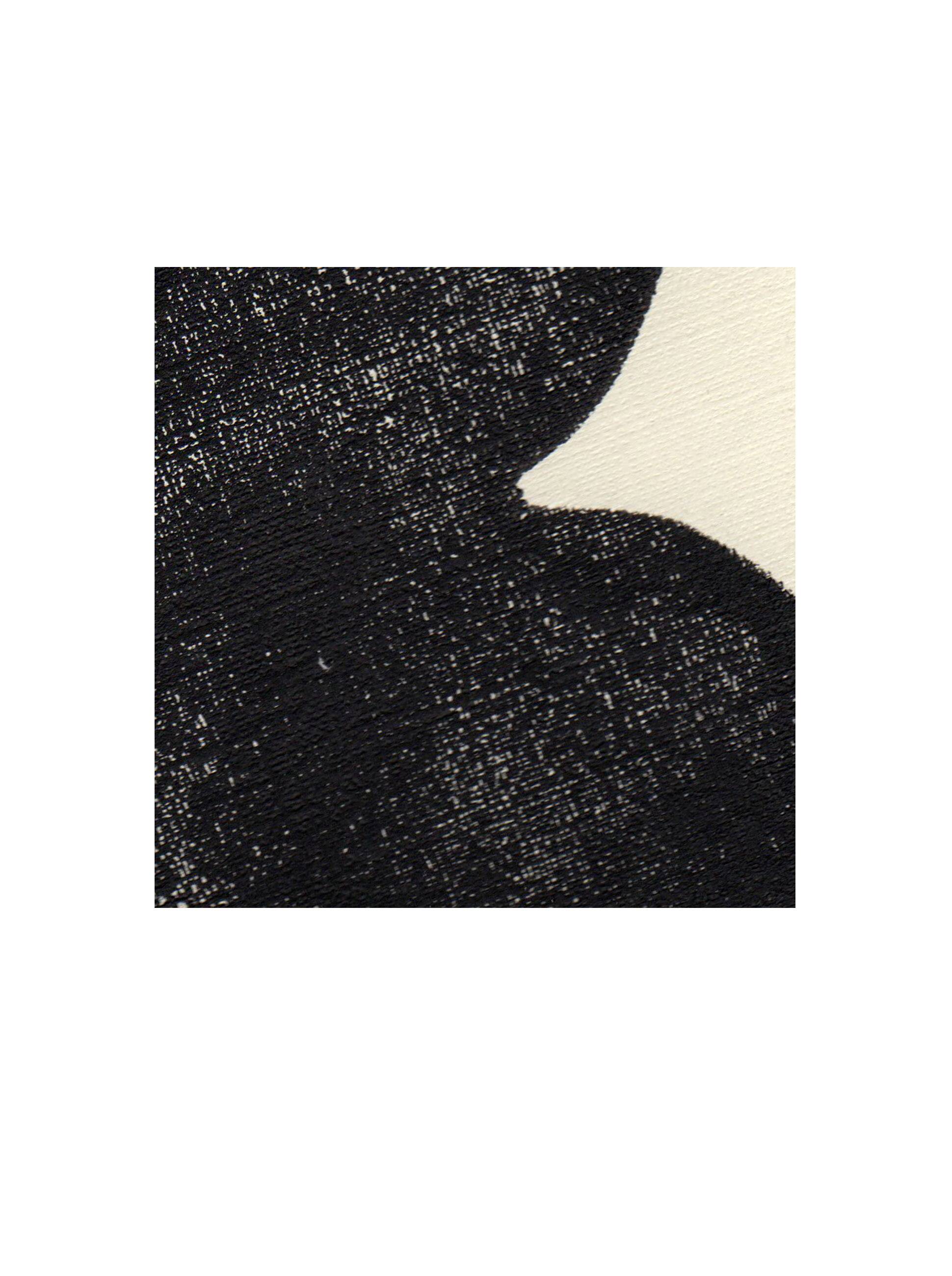 Collection of 4 paintings on paper - abstract paintings signed Eawy