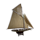 Wooden sailboat model pen duick