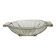 Art Deco pressed moulded glass bowl made in France