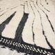 Tapis marocain sur mesure blanc traditionnelle taille 2,5/3,5 m