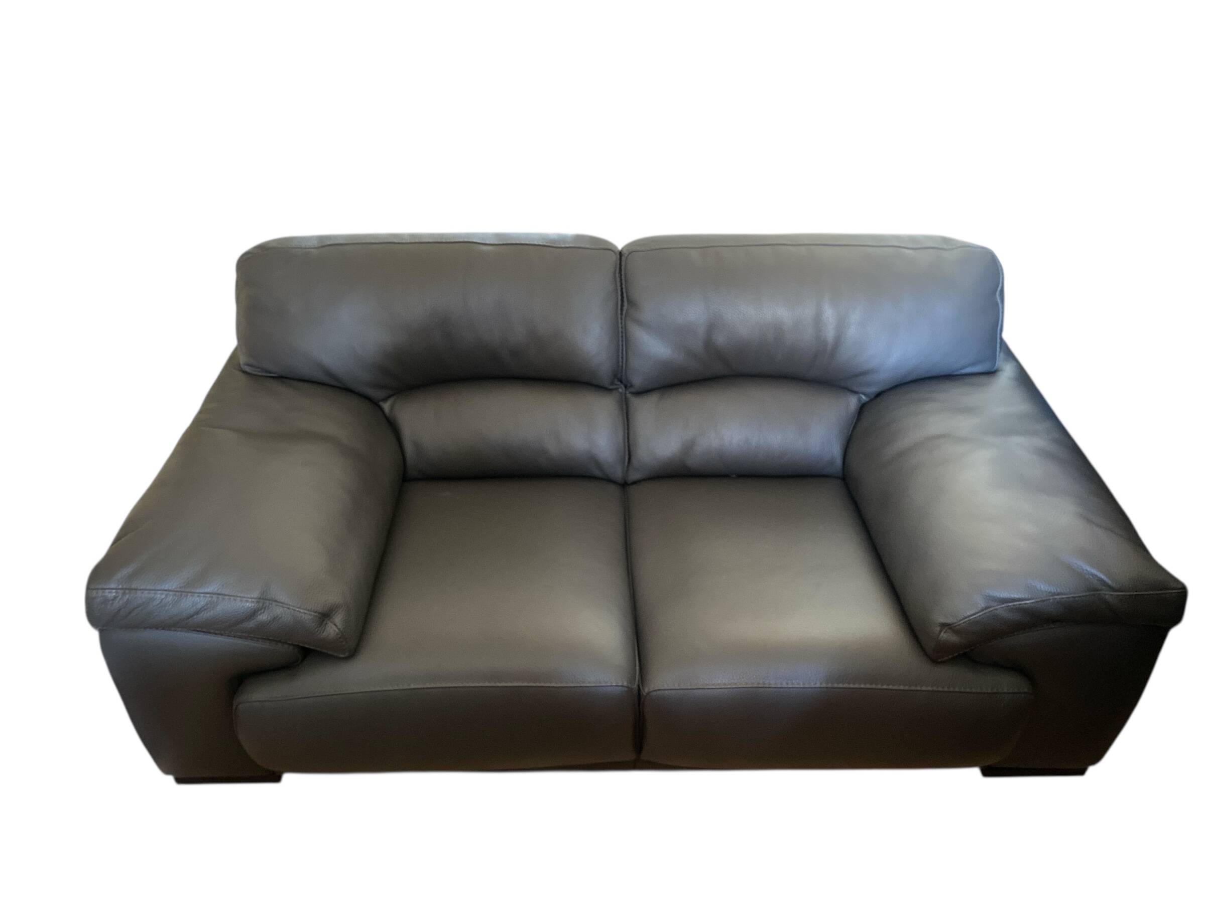 Canapé OFF SHORE Roche Bobois cuir Marron