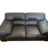 Canapé OFF SHORE Roche Bobois cuir Marron