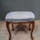 Louis XV style pouf velvet cover