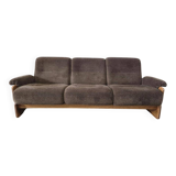 Vintage brown brutalist sofa