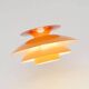 Orange Scandinavian lamp, 1970s