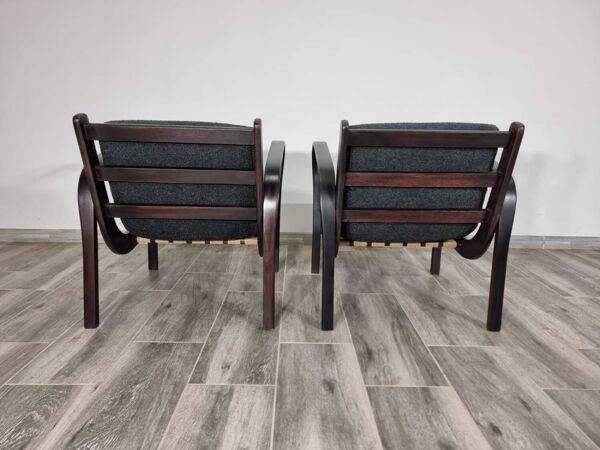 Fauteuils par K. Kozelka & A. Kropacek, Set de 2, 1950s, Set de 2