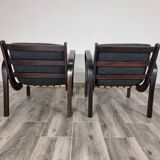 Armchairs by K. Kozelka & A. Kropacek, Set of 2, 1950s, Set of 2