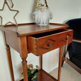 Small vintage wooden console - 1 drawer - family home